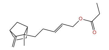 (E)-2-Methyl-5-(2-methyl-3-methylenebicyclo[2.2.1]hept-2-yl)-2-pentenyl acetate